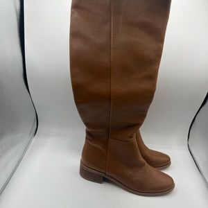 Corso Cosmo ridding boots 8.5 M tan/brown color knee high